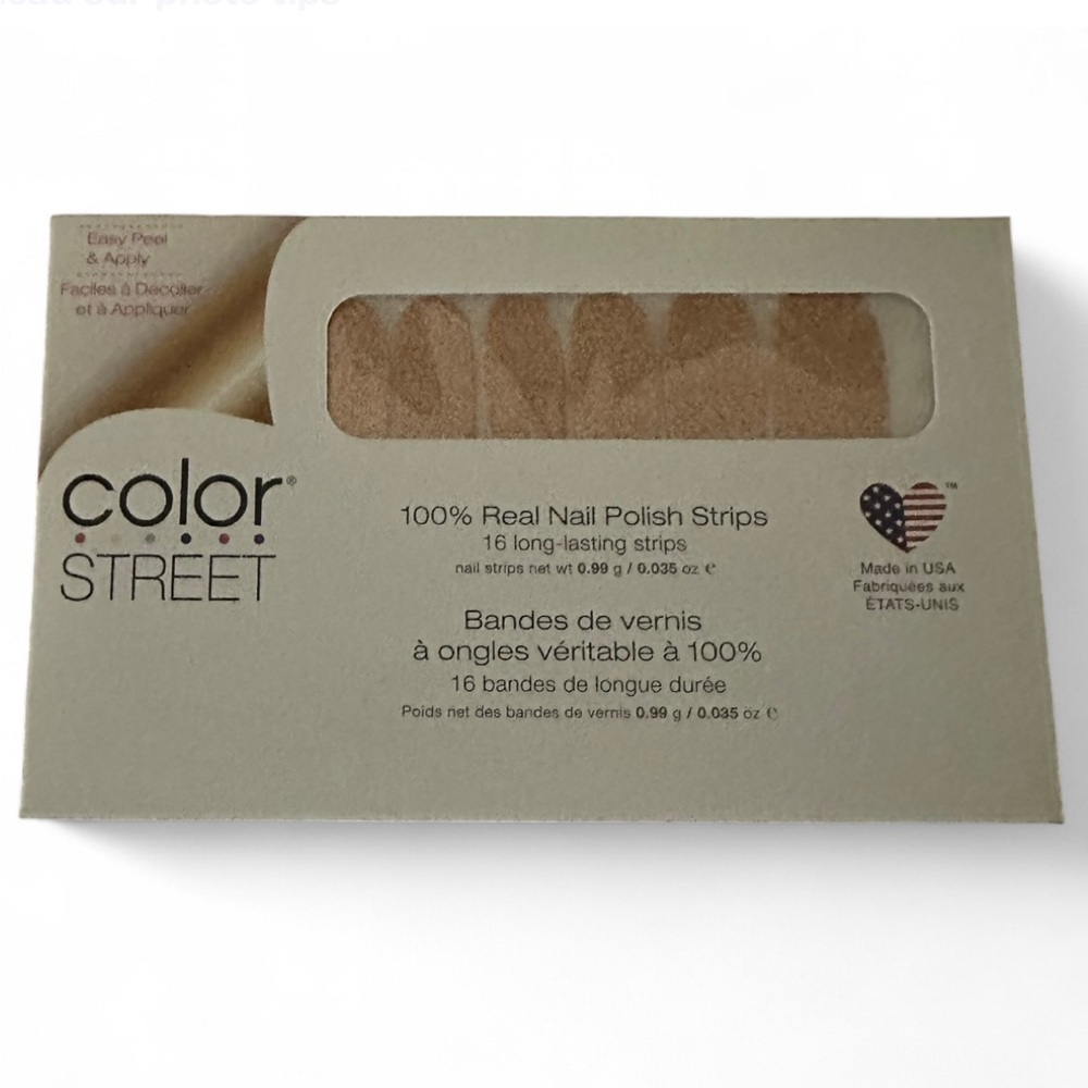Color Street Nail Polish Strips Mojave Gold